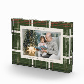 Traditionelles Kariertes, gemütliches Forest Cabin Fotoblock (Rechts)