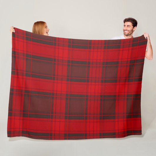 Traditionelles Kariertes Tartan Moderne Kollektion Fleecedecke (Beispiel)