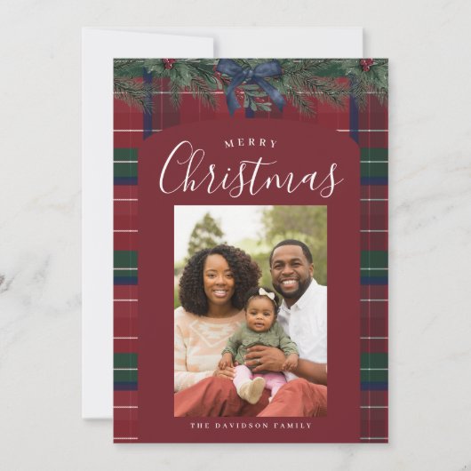 Traditionelles Karo Feiertagskarte (Vorderseite)