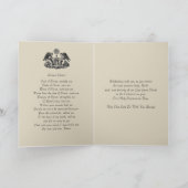 Traditionelles Katholisch-zuerst heilige Karte (Innenseite)