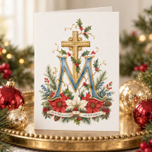 Traditionelles katholische marianisches Monogramm