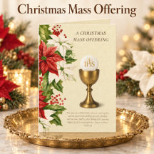 Traditionelles katholische Weihnachtsmesse-Angebot