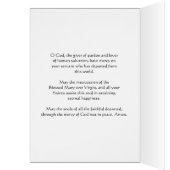 Traditionelles katholisches Beileid (Innen (Links))