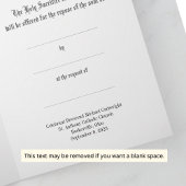 Traditionelles katholisches Beileid, das Kreuz bie Karte