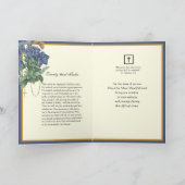 Traditionelles katholisches Beileid Rosary Crucifi Karte (Innenseite)