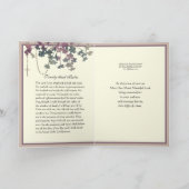 Traditionelles katholisches Beileid Rosary Crucifi Karte (Innenseite)