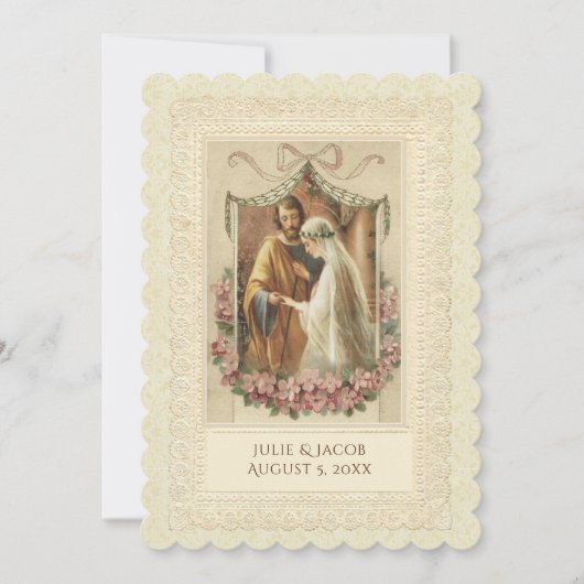 Traditionelles katholisches Brauchtum Einladung (Vorderseite)