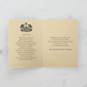 Traditionelles katholisches Erstes Kommuniongebet Karte (Innenseite)