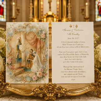 Traditionelles Katholisches Hochzeitsgebet Maria J