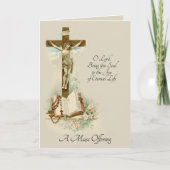 Traditionelles katholisches karte (Vorderseite)