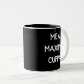 Traditionelles katholisches Latein Mea Maxima Cupp Zweifarbige Tasse (VorderseiteRechts)