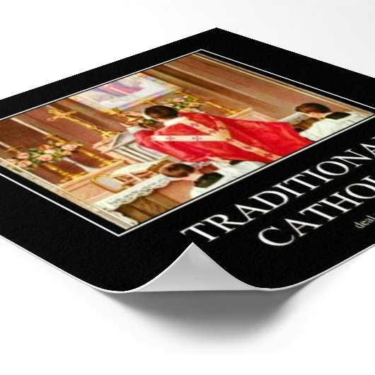 Traditionelles katholisches Poster (Ecke)
