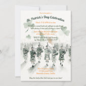 Traditionelles keltisches Irish St. Patrick's Day Einladung (Vorderseite)