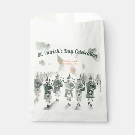Traditionelles keltisches Irish St. Patrick's Day  Geschenktütchen (Vorderseite)