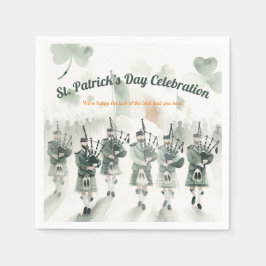 Traditionelles keltisches Irish St. Patrick's Day Serviette