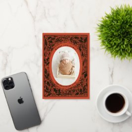 Traditionelles Kiefernholz und Holly-Foto