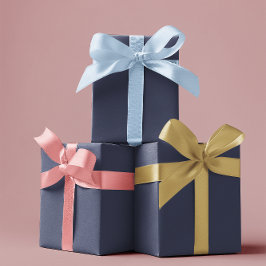 Traditionelles - klassisches Blau - Papierfolien Geschenkpapier Set