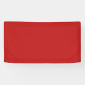 Traditionelles - klassisches rotes Banner (Horizontal)