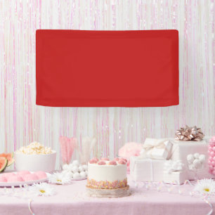 Traditionelles - klassisches rotes Banner