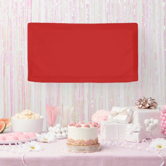Traditionelles - klassisches rotes Banner (Party)