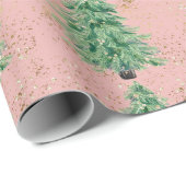 Traditionelles/klassisches Weihnachtsbaumpapier Geschenkpapier (Rolleneckpunkt)