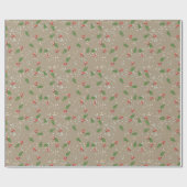 Traditionelles/klassisches Weihnachtsbläserpapier Geschenkpapier (Flach)