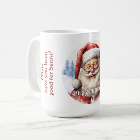 Traditionelles Klassisches Weihnachtslied Kaffeetasse (Vorderseite Links)