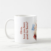 Traditionelles Klassisches Weihnachtslied Kaffeetasse (Links)