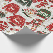 Traditionelles/klassisches Weihnachtspapier Geschenkpapier (Ecke)