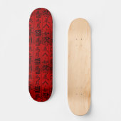Traditionelles Koreaner Hanji Entwurfs-Skateboard Skateboard (Vorderseite)