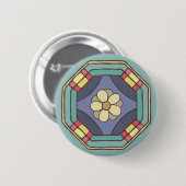 Traditionelles koreanisches Muster Button (Vorne & Hinten)