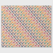 Traditionelles koreanisches Papier zum Wrapping vo Geschenkpapier (Flach)