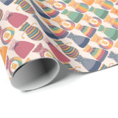 Traditionelles koreanisches Papier zum Wrapping vo Geschenkpapier (Rolleneckpunkt)