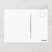 Traditionelles koreanisches Tor Hanok Postkarte (Rückseite)