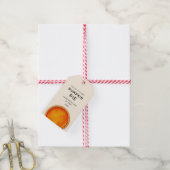 Traditionelles Kürbiskuchen Jar Labels Geschenkanhänger (Mit Garn)