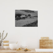 "Traditionelles Landhaus" Poster (Küche)