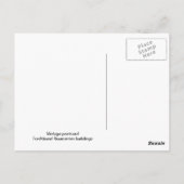 Traditionelles landwirtschaftliches Gebäude und Sc Postkarte (Rückseite)