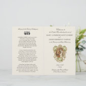 Traditionelles lateinisches Hochzeitsprogramm der  (Stehend Vorderseite)