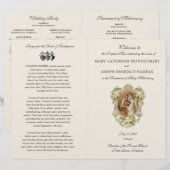 Traditionelles lateinisches Hochzeitsprogramm der  (Vorne/Hinten)