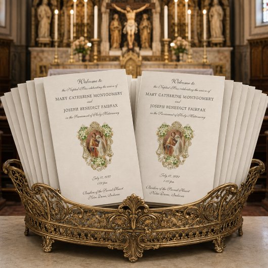 Traditionelles lateinisches Hochzeitsprogramm der