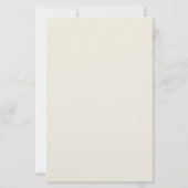 Traditionelles lateinisches Messkleidungscode-Inse Briefpapier (Rückseite)