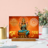 Traditionelles Laxmi Mata Poster (Hochzeit)