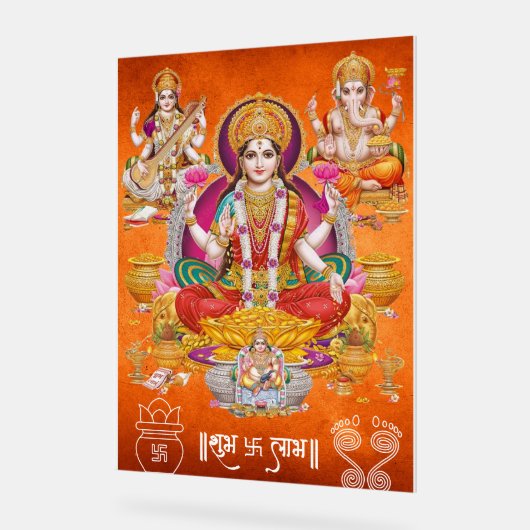 Traditionelles Laxmi Mata Poster (Winkel)