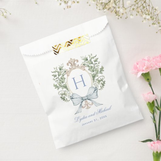 Traditionelles Leaf-Wappen mit Bow | Monografische Geschenktütchen (Versiegelt)