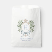 Traditionelles Leaf-Wappen mit Bow | Monografische Geschenktütchen (Vorderseite)