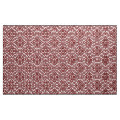 Traditionelles lettisches Muster in Rot und Weiß Stoff (Yard (91,4 cm))