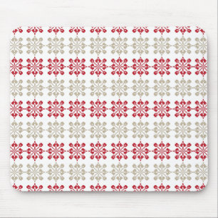 Traditionelles lettisches Sonnenzeichen geometrisc Mousepad