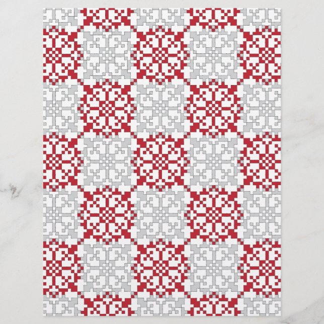 Traditionelles lettisches SUN-Zeichen geometrische (Vorderseite)