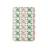 Traditionelles lettisches SUN-Zeichen geometrische Badematte (Vorderseite Vertikal)