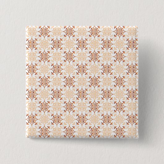 Traditionelles lettisches SUN-Zeichen geometrische Button (Vorderseite)